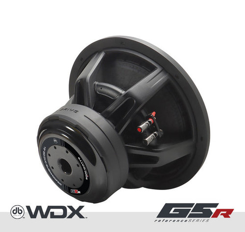 DB Drive WDX15G5R.4 15" 1250W RMS Car Subwoofer - Dual 4 Ohm 
