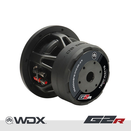 DB Drive WDX6.5G2R.2 6.5" 750W RMS Subwoofer - Dual 2 Ohm