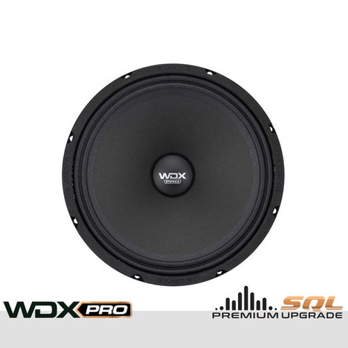 DB Drive WDXPRO8/8NC.4 8" 250W RMS Neo-Charged Pro Audio Midbass Speakers - 4 Ohm (Pair)