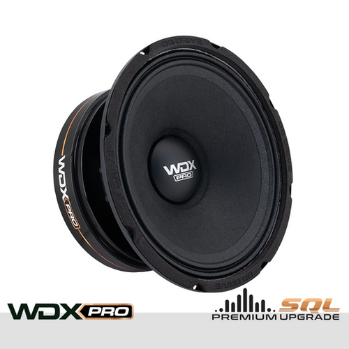 DB Drive WDXPRO9/6NC.4 6.5" 225W RMS Neo-Charged Pro Audio Midbass Speakers - 4 Ohm (Pair)