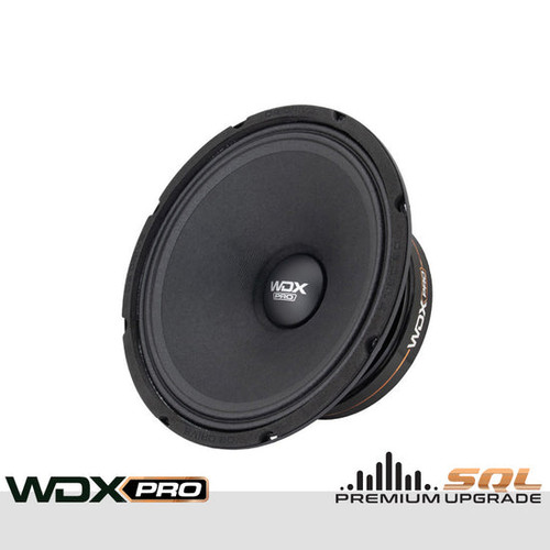 DB Drive WDXPRO9/8NC.4 8" 300W RMS Neo-Charged Pro Audio Midbass Speakers - 4 Ohm (Pair)