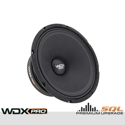 DB Drive WDXPRO9/8NC.4 8" 300W RMS Neo-Charged Pro Audio Midbass Speakers - 4 Ohm (Pair)