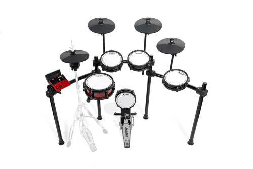 Alesis NITRO ULTIMATE KIT Nine-Piece Electronic Drum Kit with Movable, Stand-Mounted Hi-Hat and Bluetooth