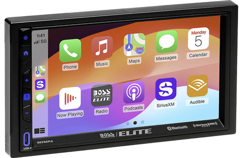 Open Box - Boss Audio BE7ACP.X 7" Digital Media Reciever with Wired Apple Carplay / Android Auto