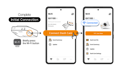 FineVu GX1100 4K 32GB Dash Cam with Built-In GPS, Bluetooth and WiFi