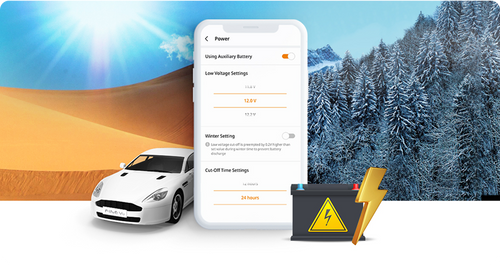 FineVu GX1100 4K 32GB Dash Cam with Built-In GPS, Bluetooth and WiFi