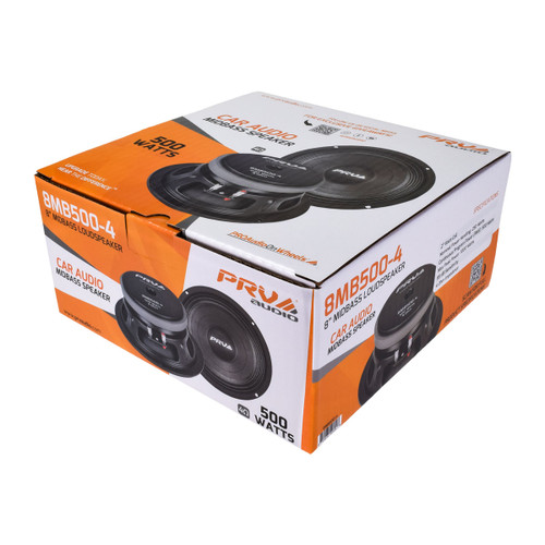 PRV Audio 8MB500-4 8″ 500W RMS Midbass Loudspeaker - 4 Ohm