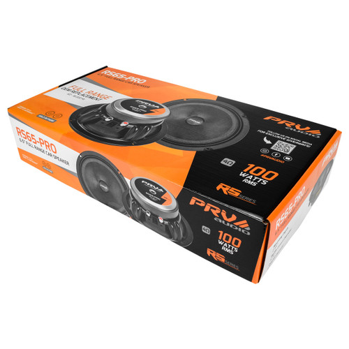 PRV Audio RS65-PRO 6.5" 100W RMS Full-Range Speakers - 4 Ohm (Pair)