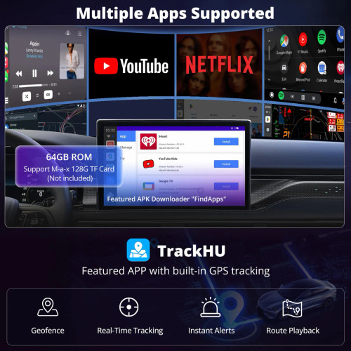 Atoto CB6 Wireless CarPlay Adapter (Wired to Wireless Converter)