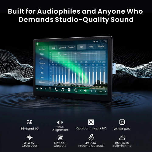 Atoto X10G129E 12.9" Floating Screen Head Unit with Wireless CarPlay & Android Auto