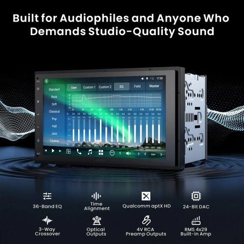 Atoto X10G2B7E 7" Double Din Car Stereo with Wireless Carplay & Android Auto