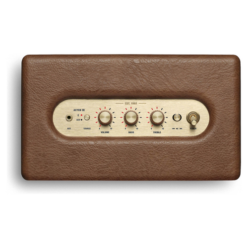 Open Box - Marshall Acton III Wireless Bluetooth Speaker - Brown