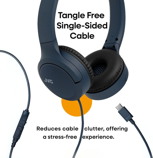 JVC HA-S33UC USB-C Wired Headphones