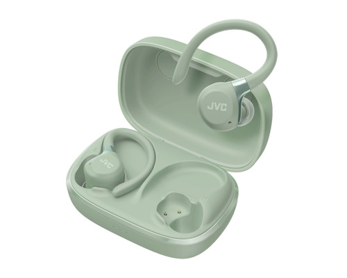 JVC HA-EC75T Wireless Sports Headphones with Active Noise Cancellation and Adjustable Fit