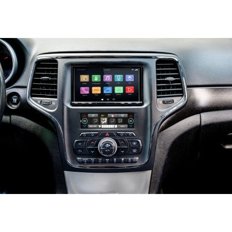 PAC RPK4-CH4103 Integrated Radio Replacement Kit with Climate Controls for Select 2014-2020 Jeep Grand Cherokee Vehicles 