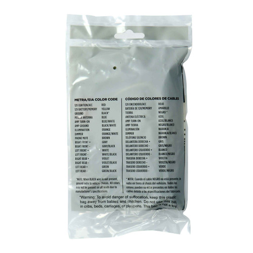 Metra 72-8102 Speaker Harness for Select 1990-Up Toyota Vehicles