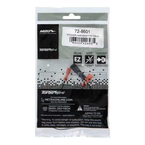 Metra 72-8601 Speaker Harness for Select 2012-2023 Vehicles