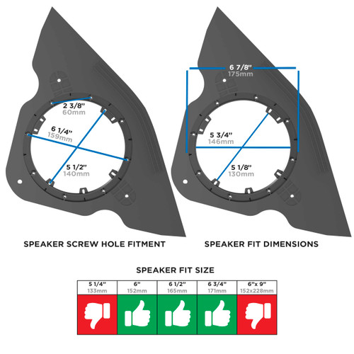 Metra 82-3022 Back Door Speaker Adapter for Select 2002-2009 Chevrolet/GMC Vehicles