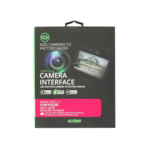 Axxess AXAC-CH3 Camera Data Interface with Pre-Wired Harness for Select 2011-2018 Chrysler/Dodge Vehicles