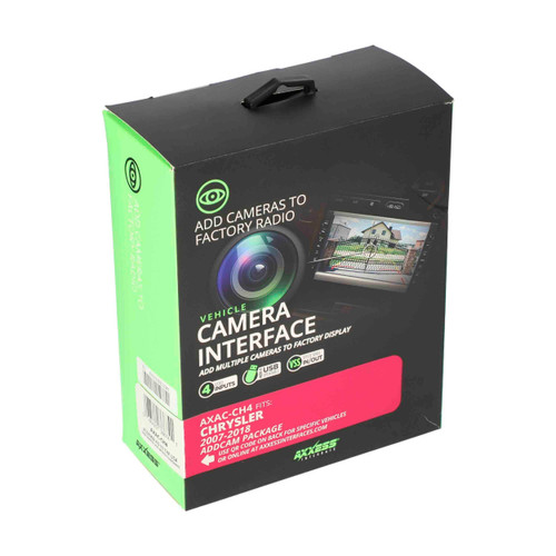 Axxess AXAC-CH4 Camera Data Interface with Pre-Wired Harness for Select 2007-2018 Chrysler Vehicles