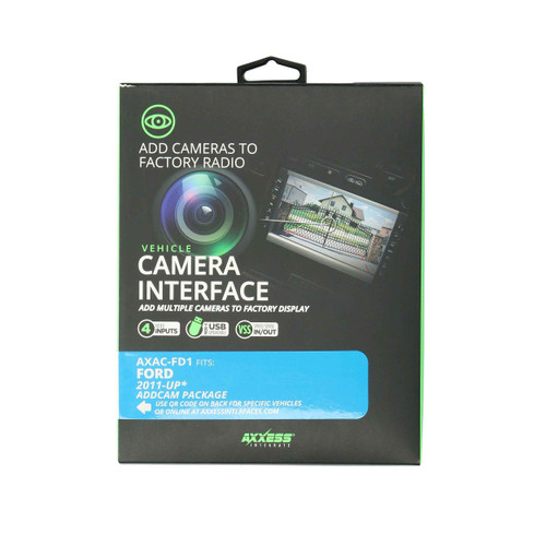 Axxess AXAC-FD1 Camera Data Interface with Pre-Wired Harness for Select 2011-2023 Ford Vehicles