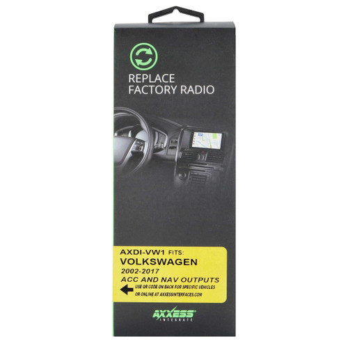 Axxess AXDI-VW1 Data Interface for Select 2002-2016 Volkswagen Vehicles