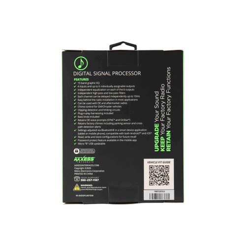 Axxess AXDSPL-GL10 DSP Interface with Pre-Wired Harness for Select 2016-2019 GM Vehicles