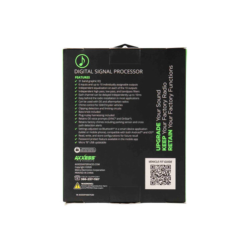 Axxess AXDSPX-CH4 DSP Interface for Select 2007-2018 Chrysler Vehicles