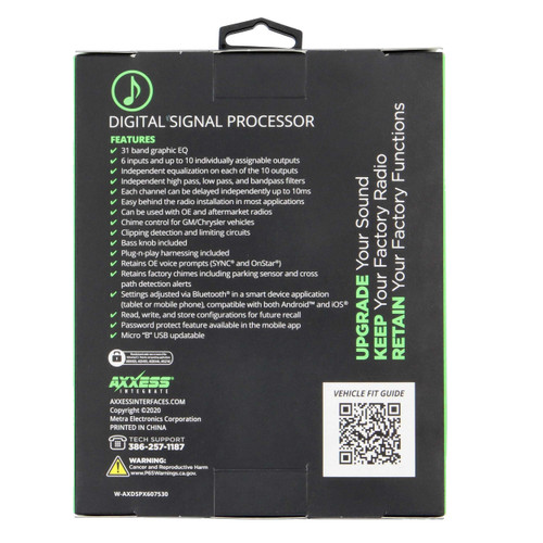 Axxess AXDSPX-GM33 Data Interface with Pre-Wired Harness for Select 2021-Up GM Vehicles