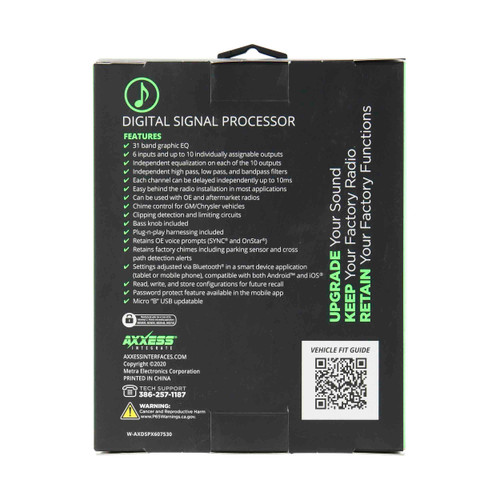 Axxess AXDSPX-HK2 DSP Data Interface with Amplifier Bypass Harness for Select 2011-2020 Hyundai/Kia Vehicles