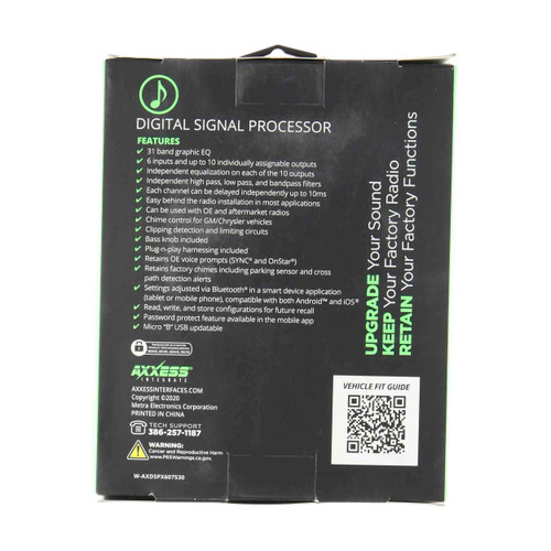 Axxess AXDSPX-VW2 DSP Data Interface with Pre-Wired Harness for Select 2016-2019 Volkswagen Vehicles