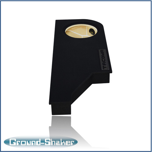 Ground Shaker TOYTC112B Single 12" Sealed Subwoofer Box for 2024 Toyota Tacoma Double-Cab