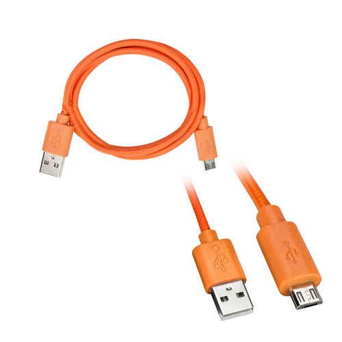 Axxess AXMROB-OR 3 Foot Replacement Micro B Cables - Orange