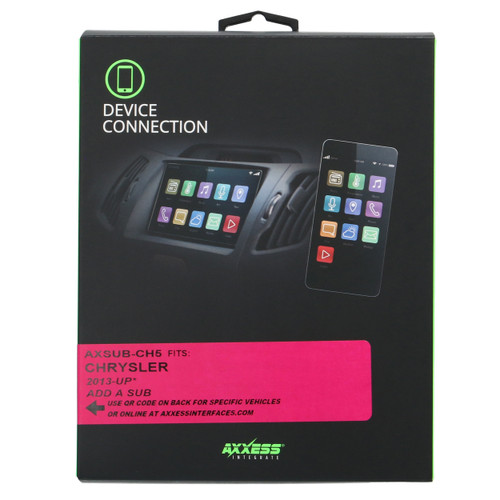 Axxess AXSUB-CH5 Add-on Subwoofer Data Interface for Select 2013-2023 Chrysler Vehicles