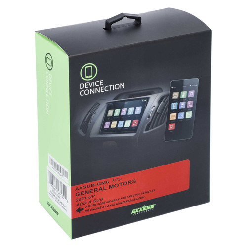 Axxess AXSUB-GM6 Add-on Subwoofer Data Interface for Select 2021-Up GM Vehicles