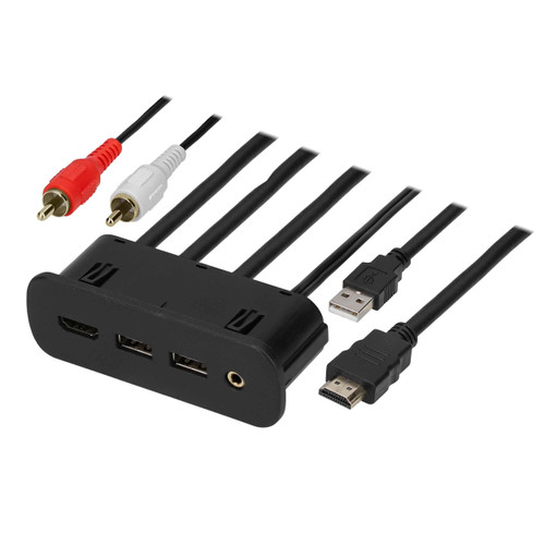 Axxess AXUSB-CH1 USB/AUX/HDMI Panel for Select 2015-Up Chrysler/Dodge/Jeep Vehicles