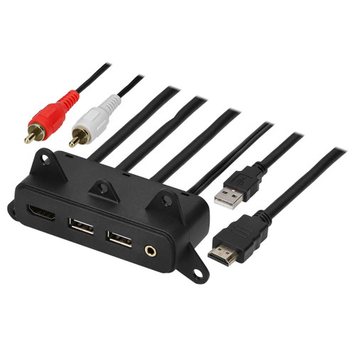 Axxess AXUSB-CH2 USB/AUX/HDMI Panel for Select 2015-Up Chrysler/Dodge/Jeep Vehicles