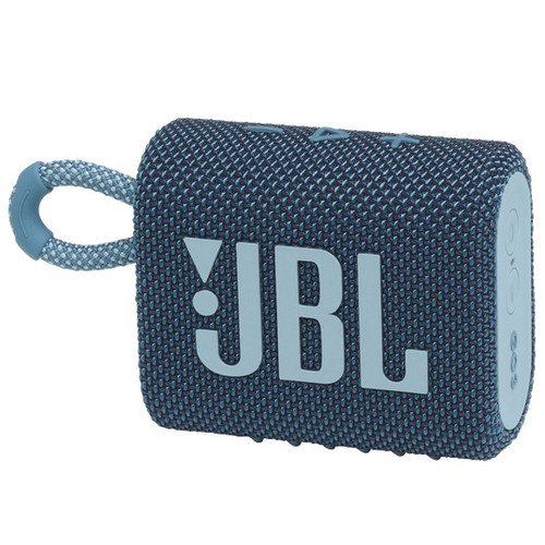 Open Box - JBL GO 3 Portable Waterproof Speaker - Blue
