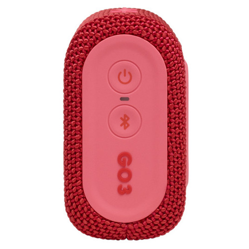 Open Box - JBL GO 3 Portable Waterproof Speaker - Red