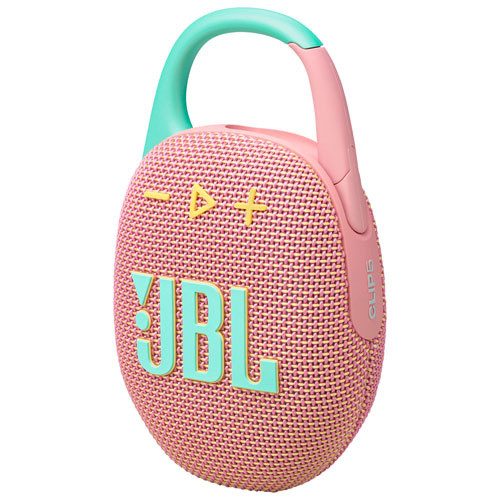 Open Box - JBL Clip 5 Waterproof Bluetooth Wireless Speaker - Pink