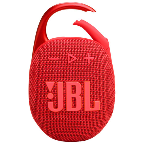 Open Box - JBL Clip 5 Waterproof Bluetooth Wireless Speaker - Red
