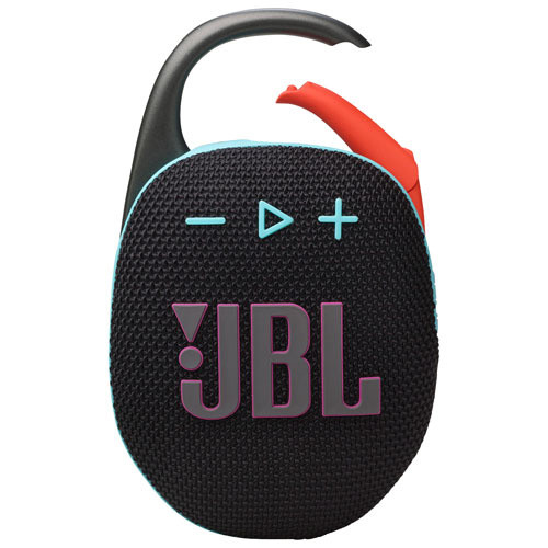 Open Box - JBL Clip 5 Waterproof Bluetooth Wireless Speaker - Funky Black