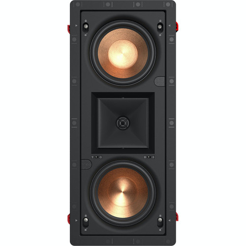 Klipsch PRO-25RW-LCR Dual 5.25" In-Wall Speaker with 1" Aluminum Dome Tweeter