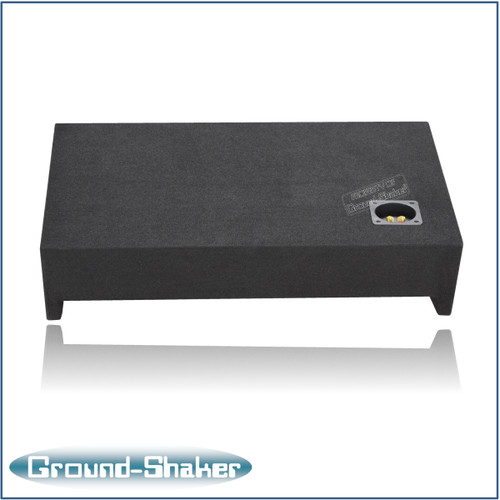Ground Shaker LCHVTW3110B Single 10" TW3 Sealed Subwoofer Box for 2019-2026 Chevy Silverado Double & Crew-Cab