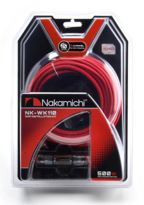 Nakamichi NK-WK110 10GA Amp Wiring Installation Kit