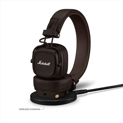 Marshall Major V Wireless On-Ear Bluetooth Headphones - Brown