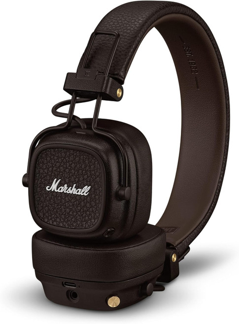 Marshall Major V Wireless On-Ear Bluetooth Headphones - Brown