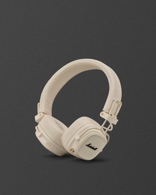 Marshall Major V Wireless On-Ear Bluetooth Headphones - Cream