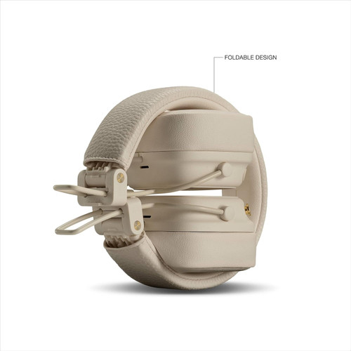 Marshall Major V Wireless On-Ear Bluetooth Headphones - Cream