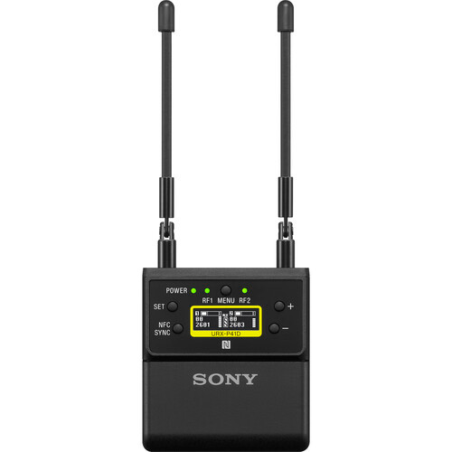 Sony URX-P41D/25 Wireless Audio Receiver for ILME-FX6V, FX6VK; NXCAM HXR-NX5R; XDCAM PXW-FS5M2, FS7M2, FX9, Z190, Z280